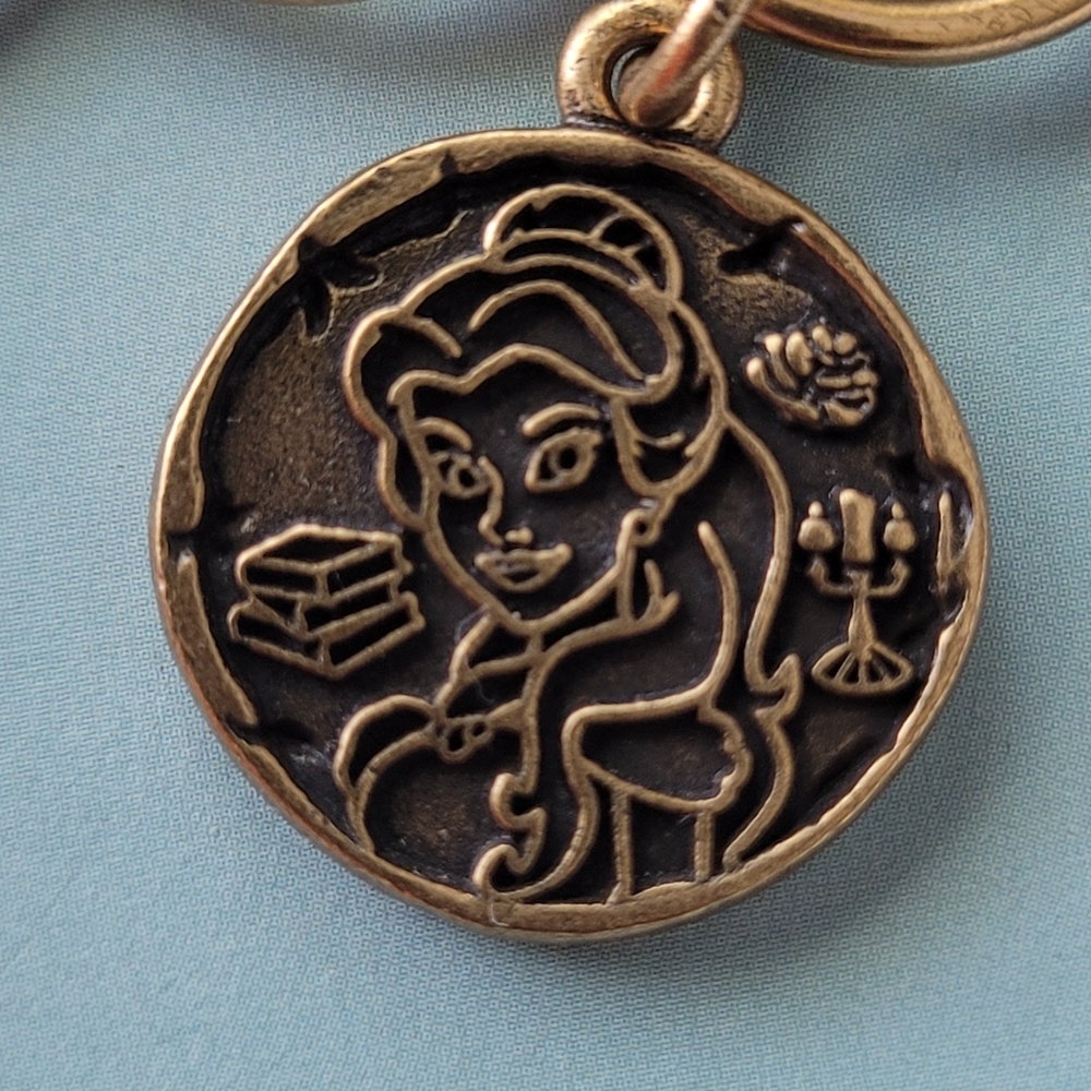 Disney Beauty and the Beast Belle Chain Link Bracelet by Alex and Ani - Picture 2 of 8